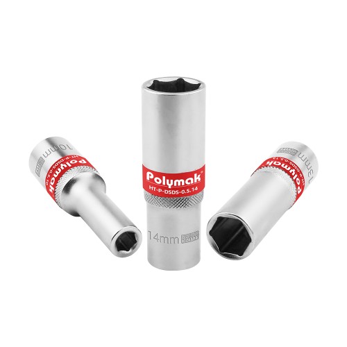 1/2" SQUARE DRIVE HEX SOCKETS - DEEP LONG SIZE