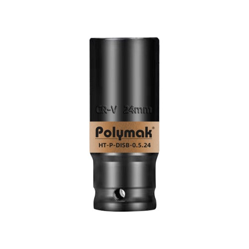 1/2" SQUARE DRIVE DEEP IMPACT HEX.SOCKETS - BLACK