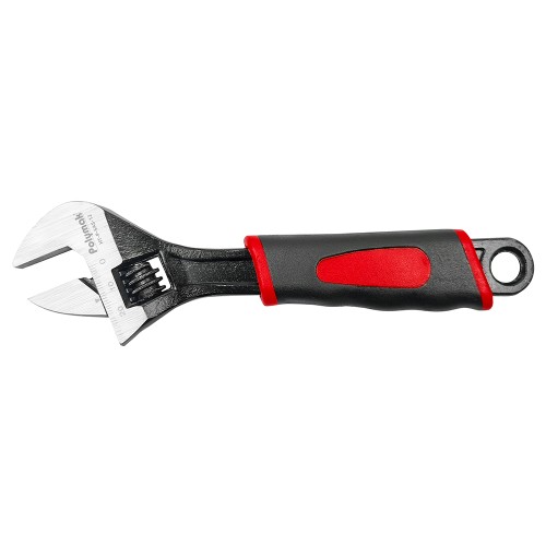 ADJUSTABLE WRENCH WITH SOFT GRIP