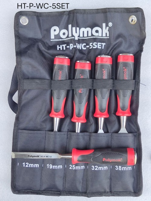 5PC WOOD CHISEL SET