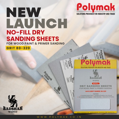 No-Fill Dry Sanding Sheets